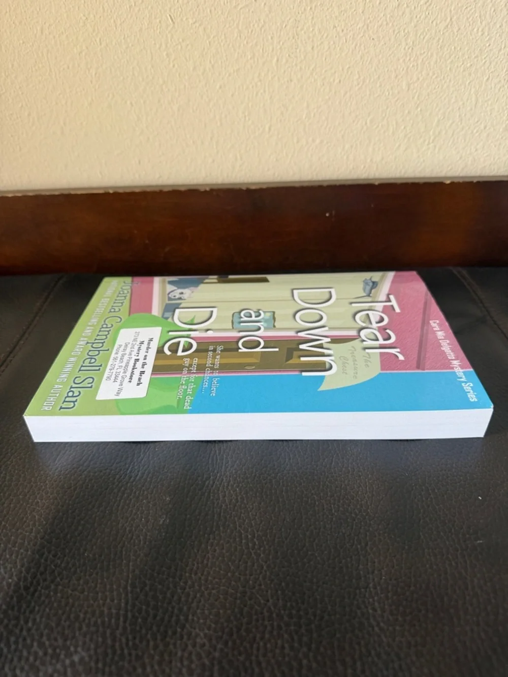 “Tear Down and Die” Mystery Novel by Joanna Campbell Slan Paperback Book